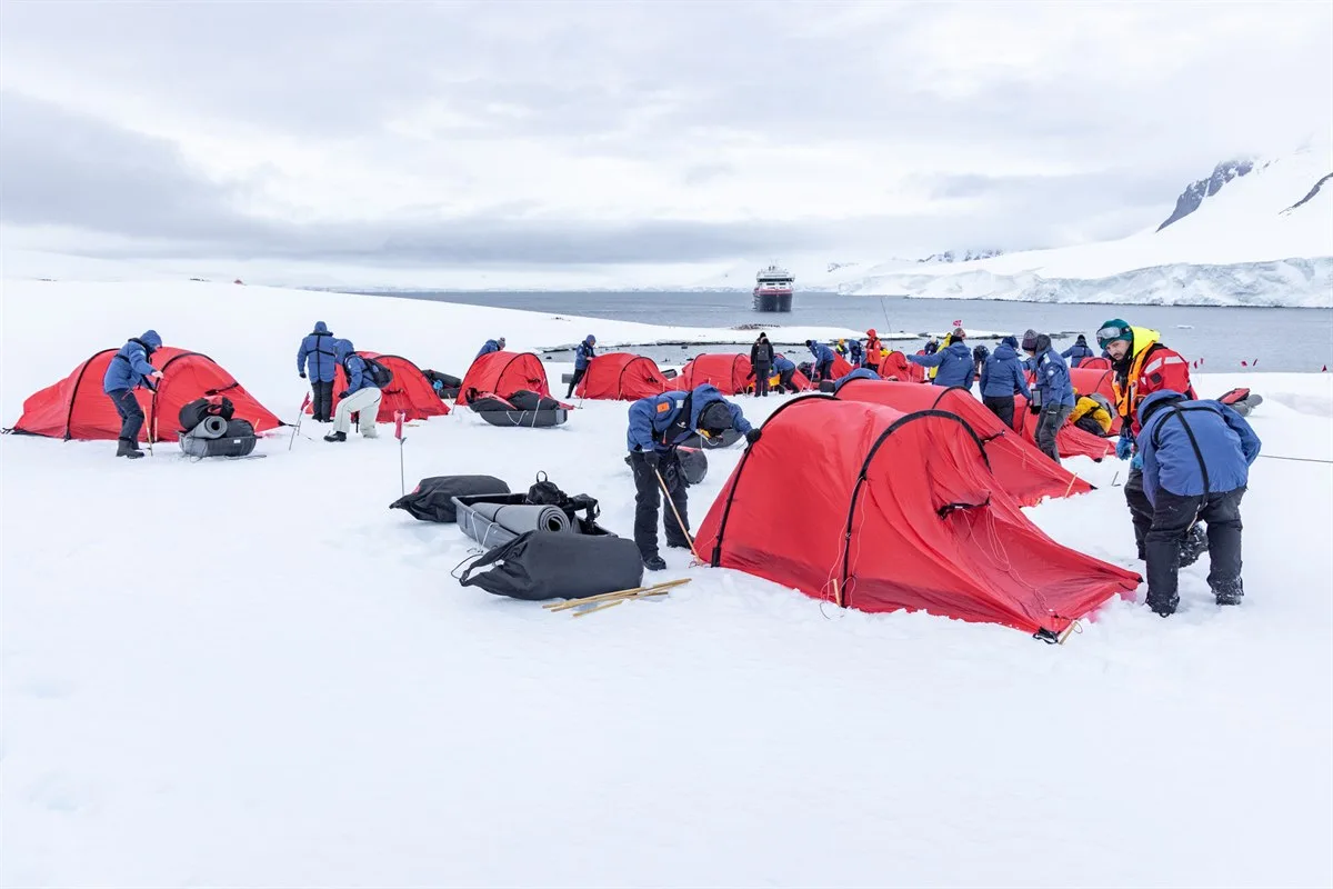 Camping am Damoy Point · Foto: Ted Gatlin