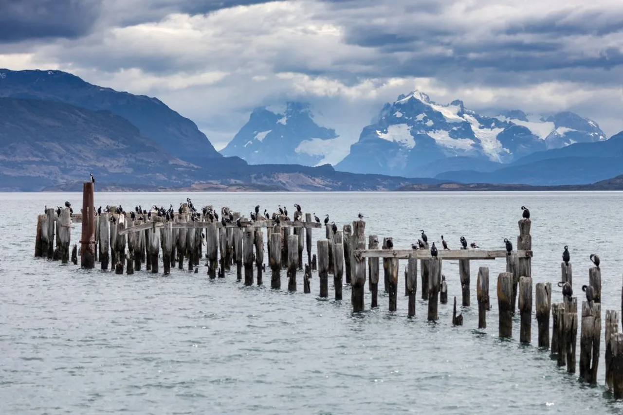 Historischer Pier von Puerto Natales