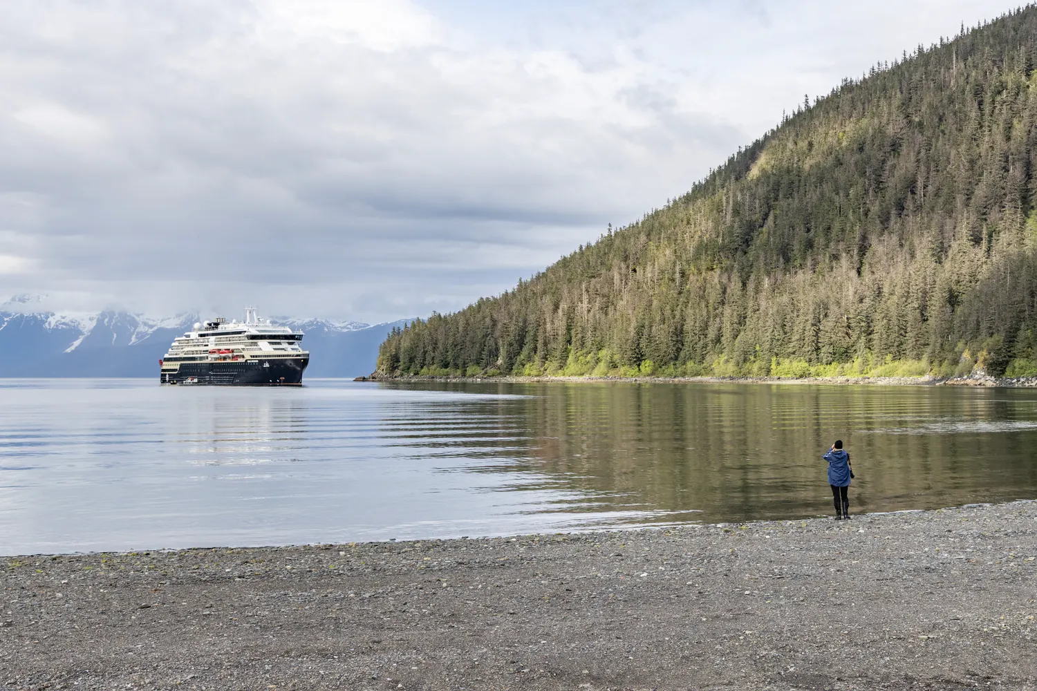 William Henry Bay, Alaska – MS Roald Amundsen · Foto: Ted Gatlin
