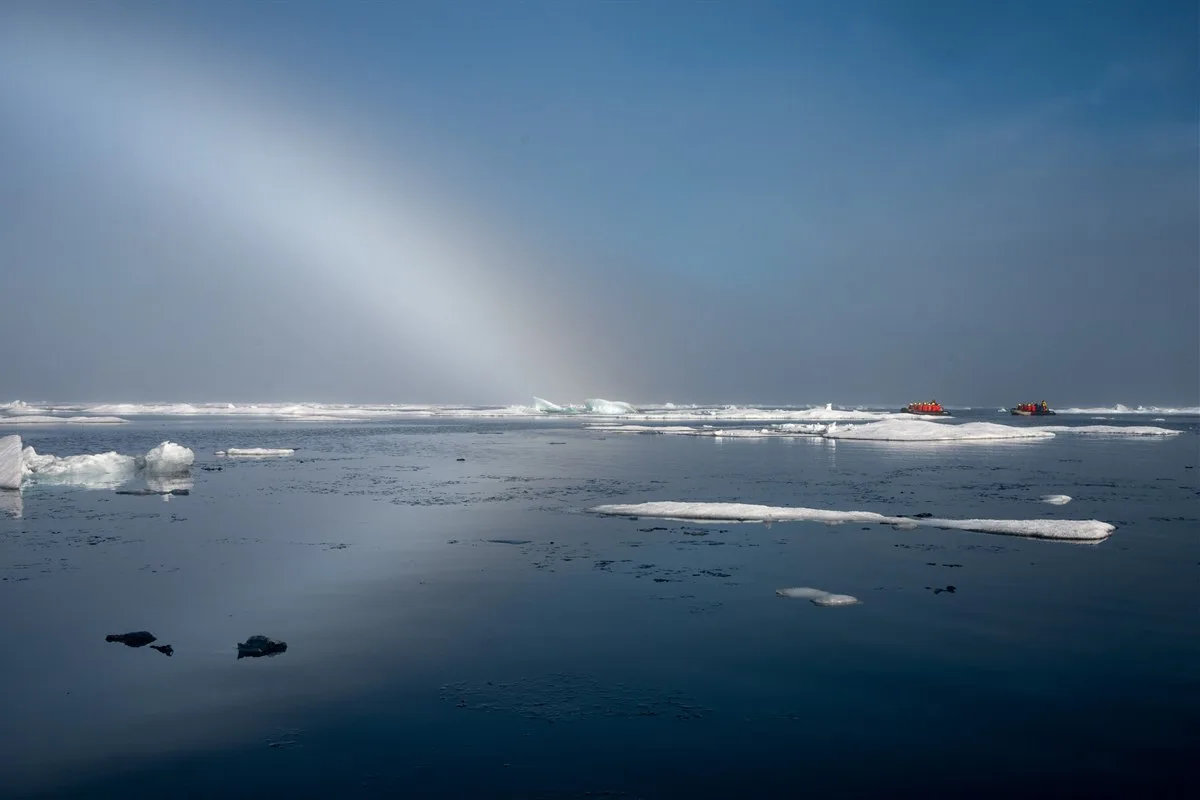 Eisbogen über dem Larsen Sound · Foto: Kim Rormark