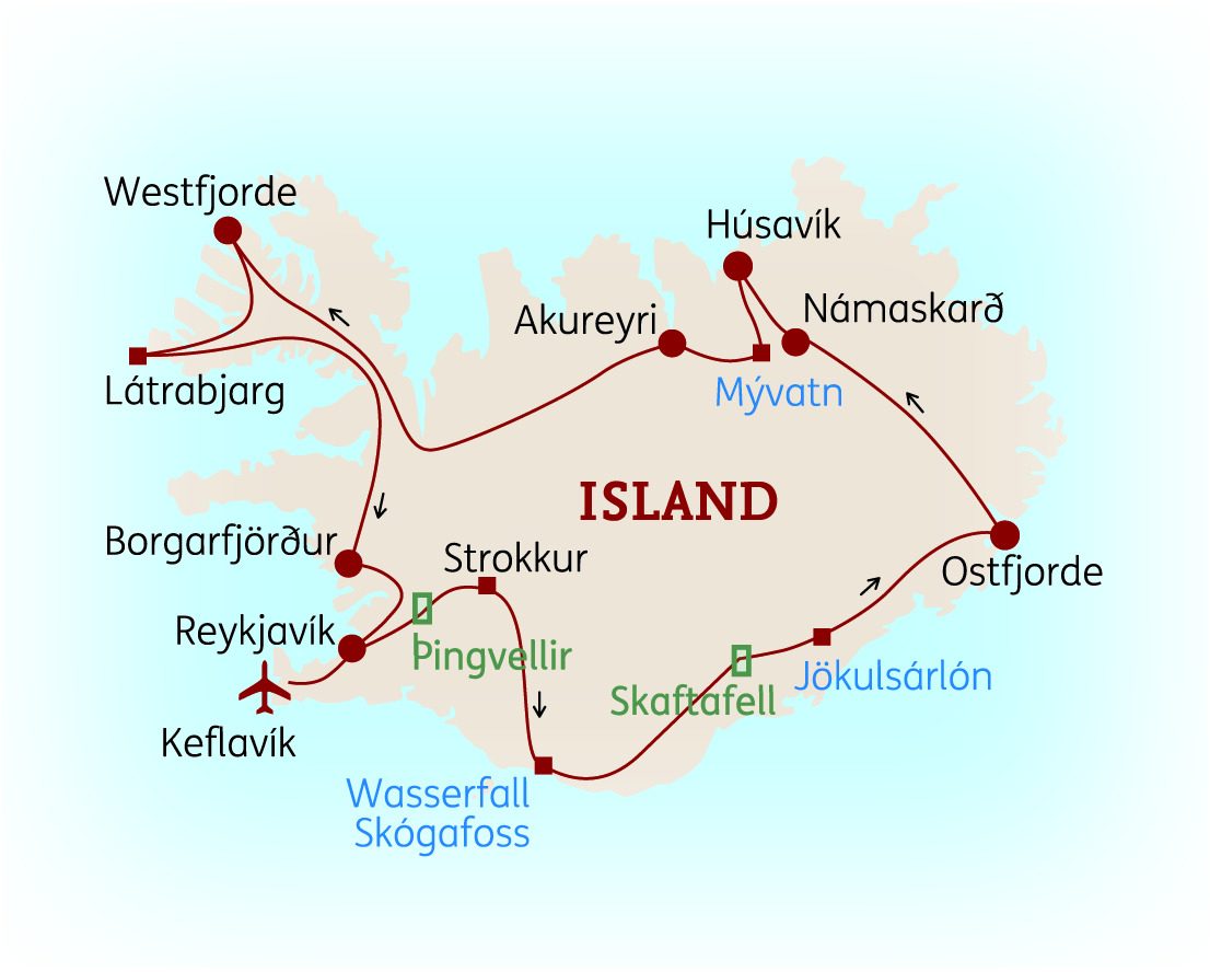 Routenkarte