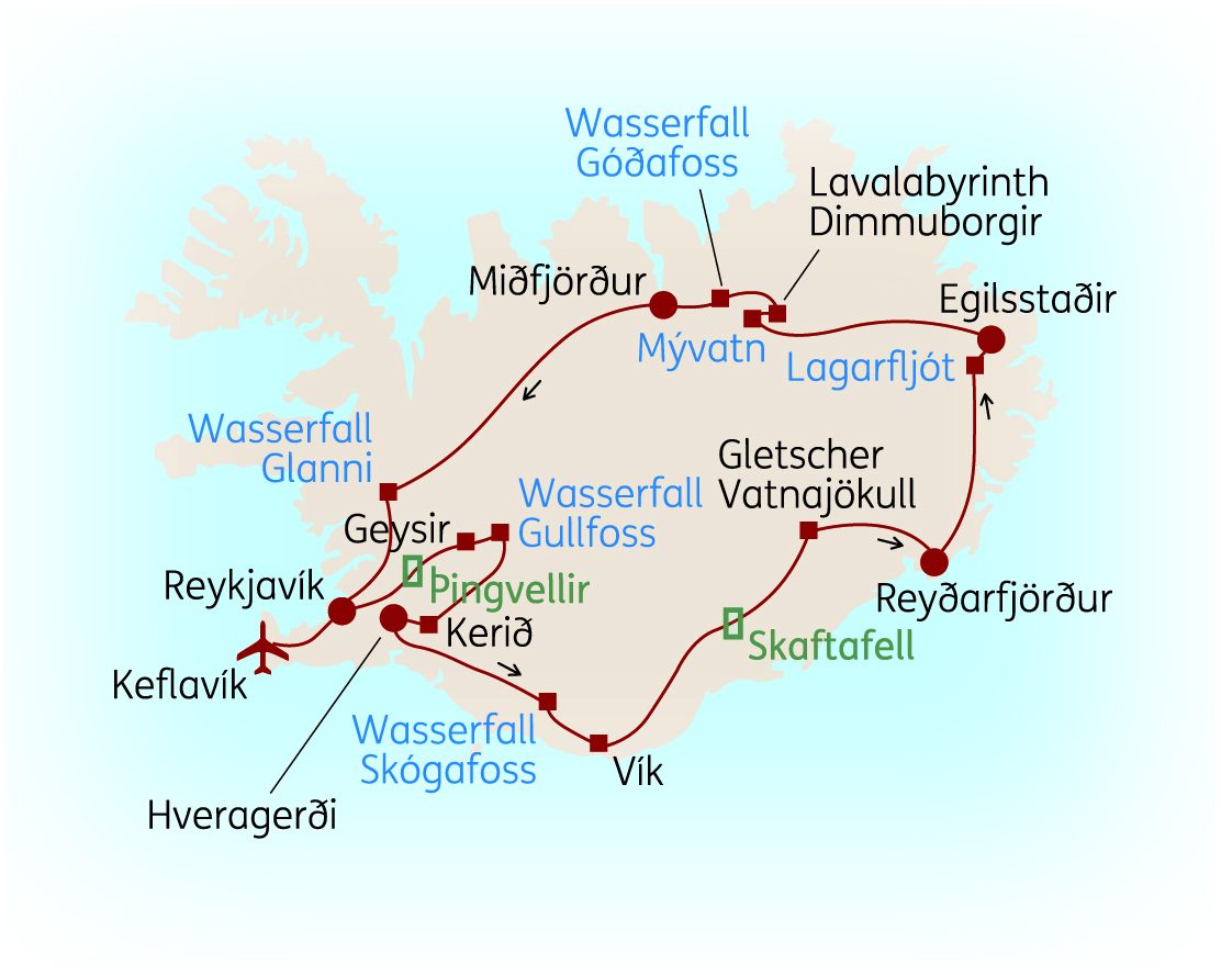 Routenkarte