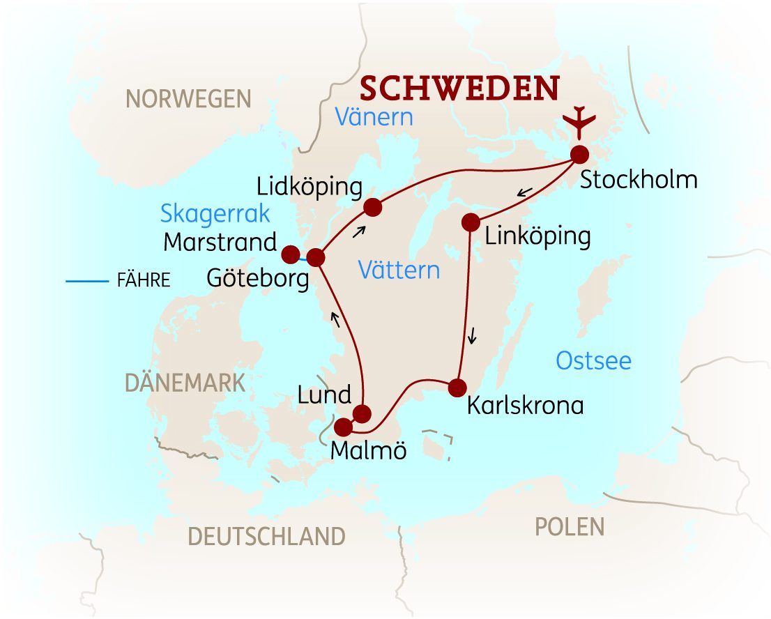 Routenkarte