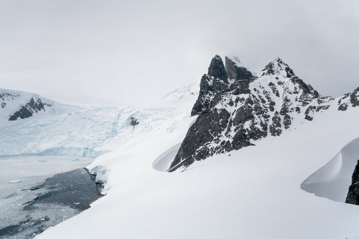 Orne Harbour — Zügelpinguine am Bergrücken — Foto: G Adventures