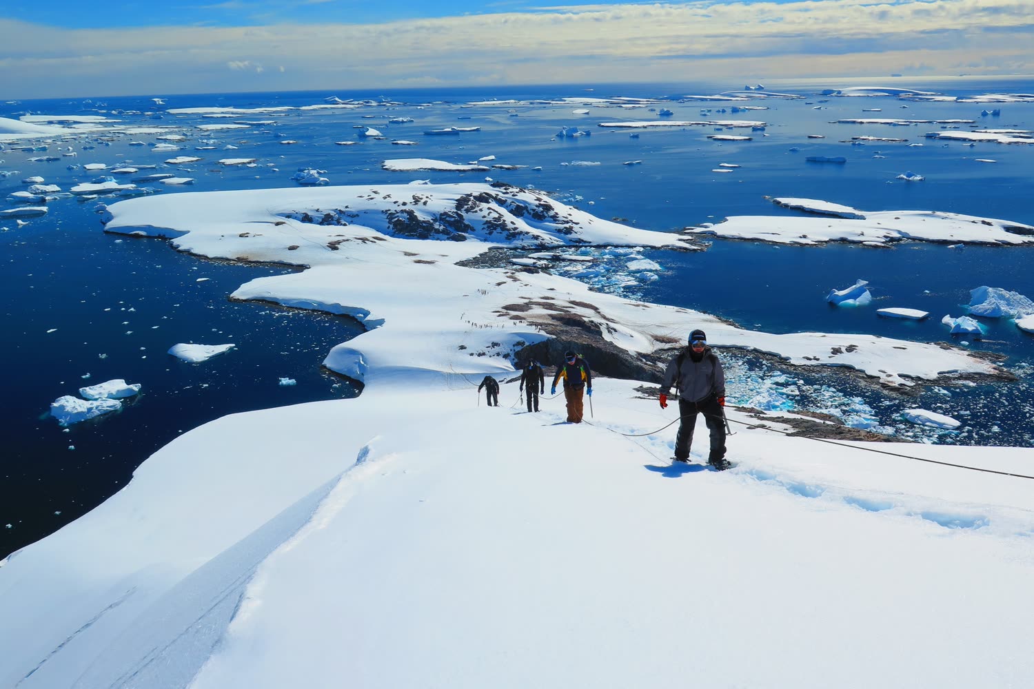 Bergsteigen in der Antarktis — Foto: Oceanwide Expeditions