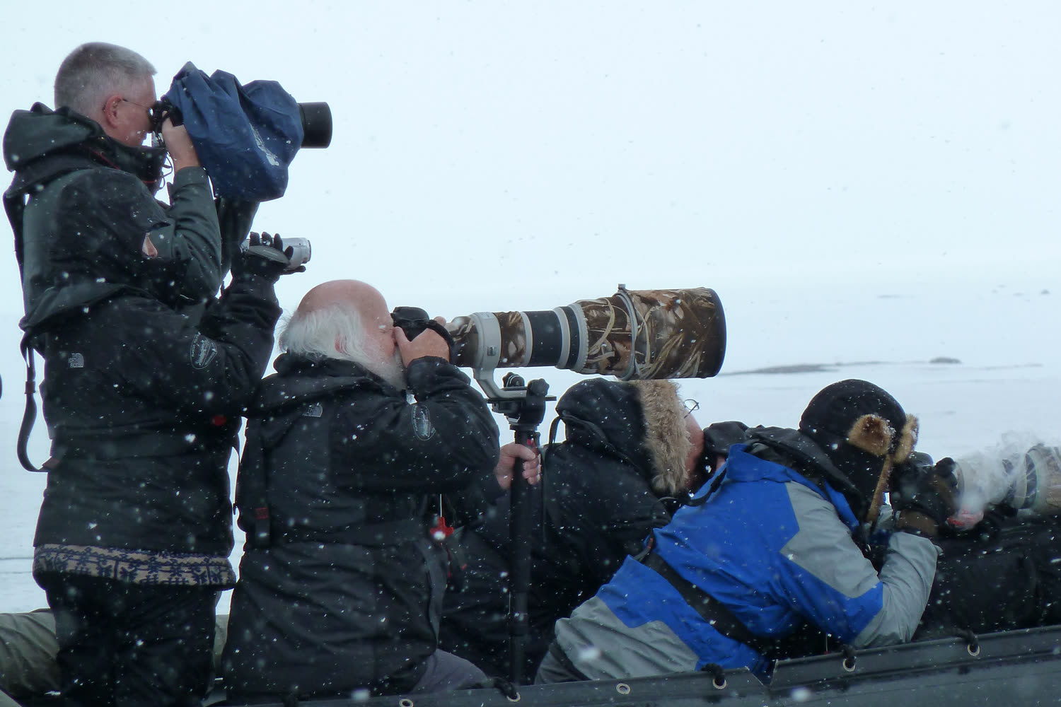 Fotografen vor Ort — Foto: Oceanwide Expeditions
