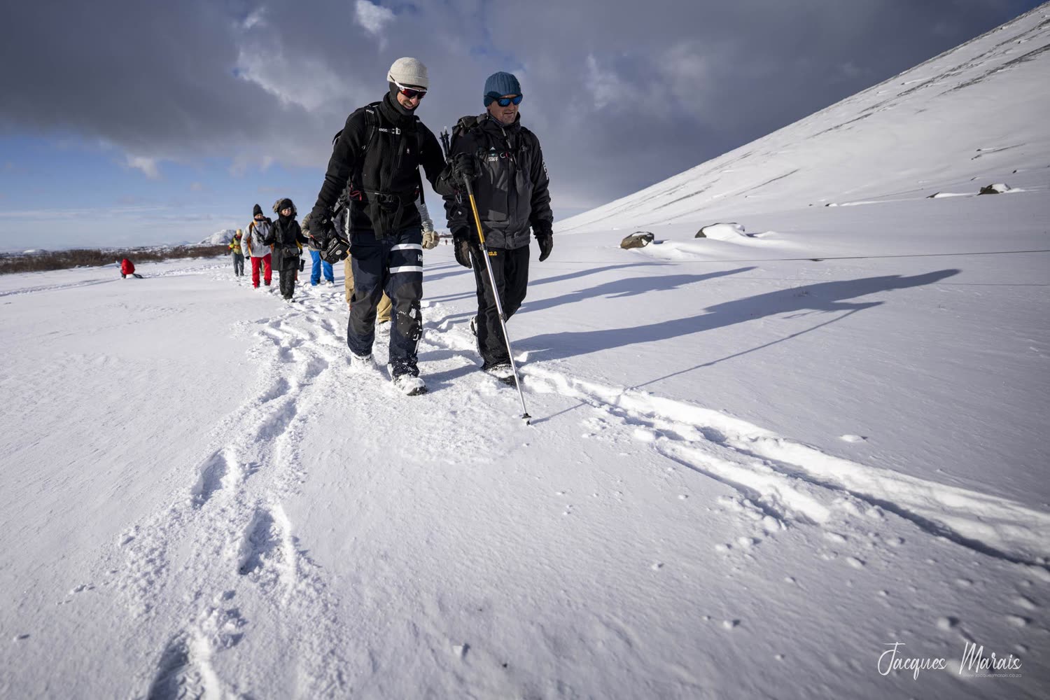 Wanderung durch Schneelandschaft — Foto: Oceanwide Expeditions