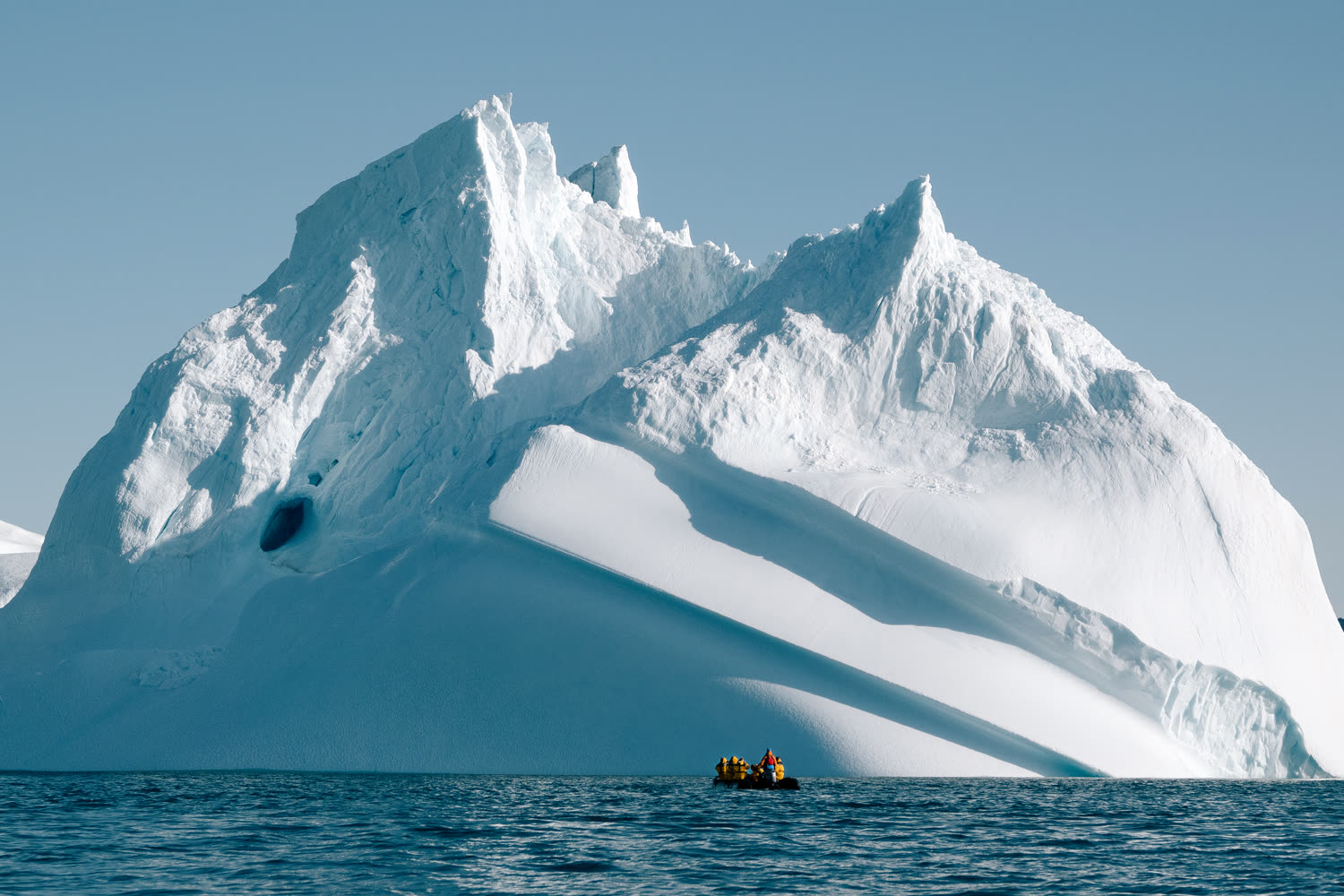 Zodiac vor Ilulissat — Foto: Quark Expeditions