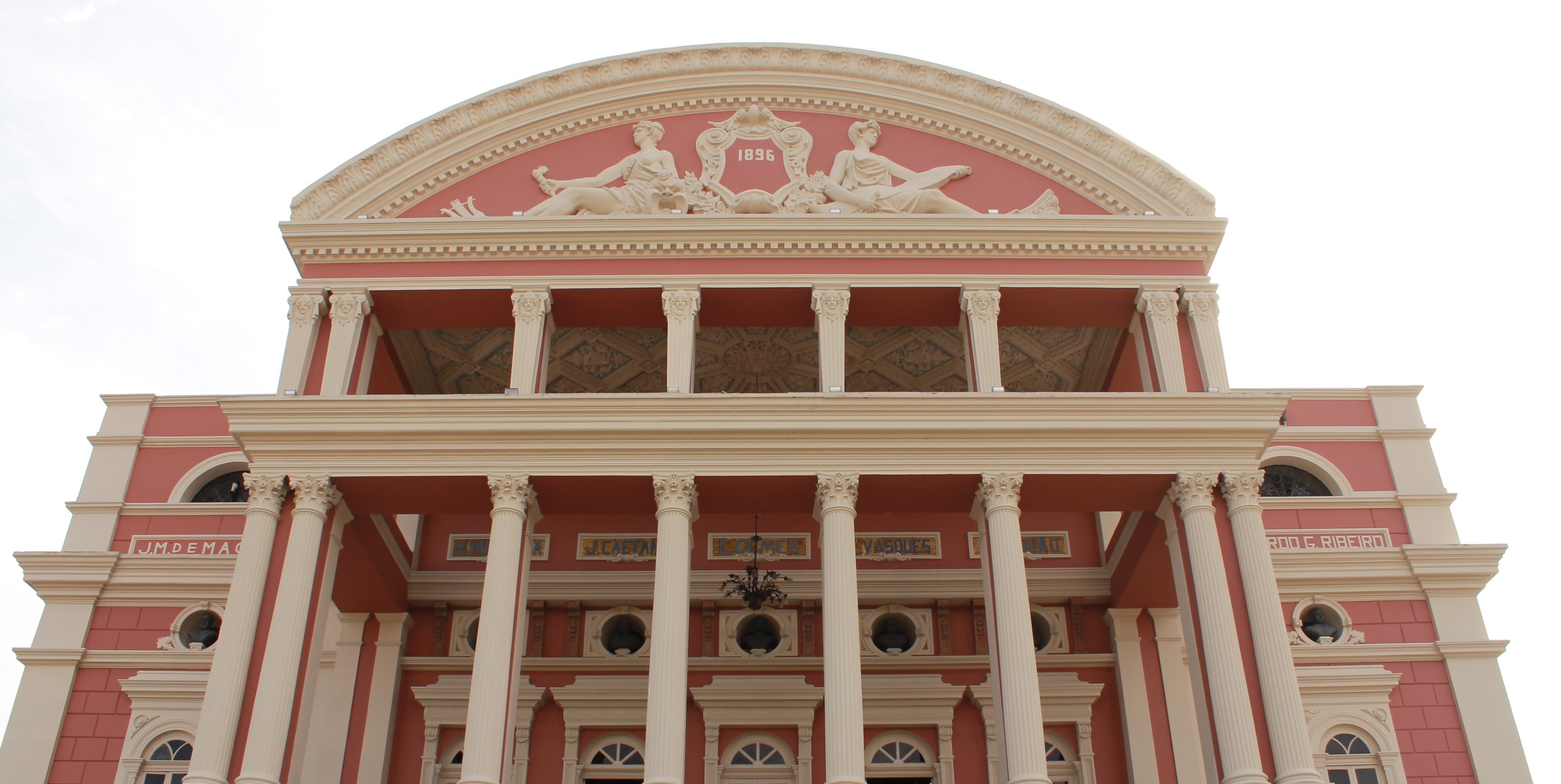 Brasilien-Amazonas-Manaus-Theater-Außenansicht