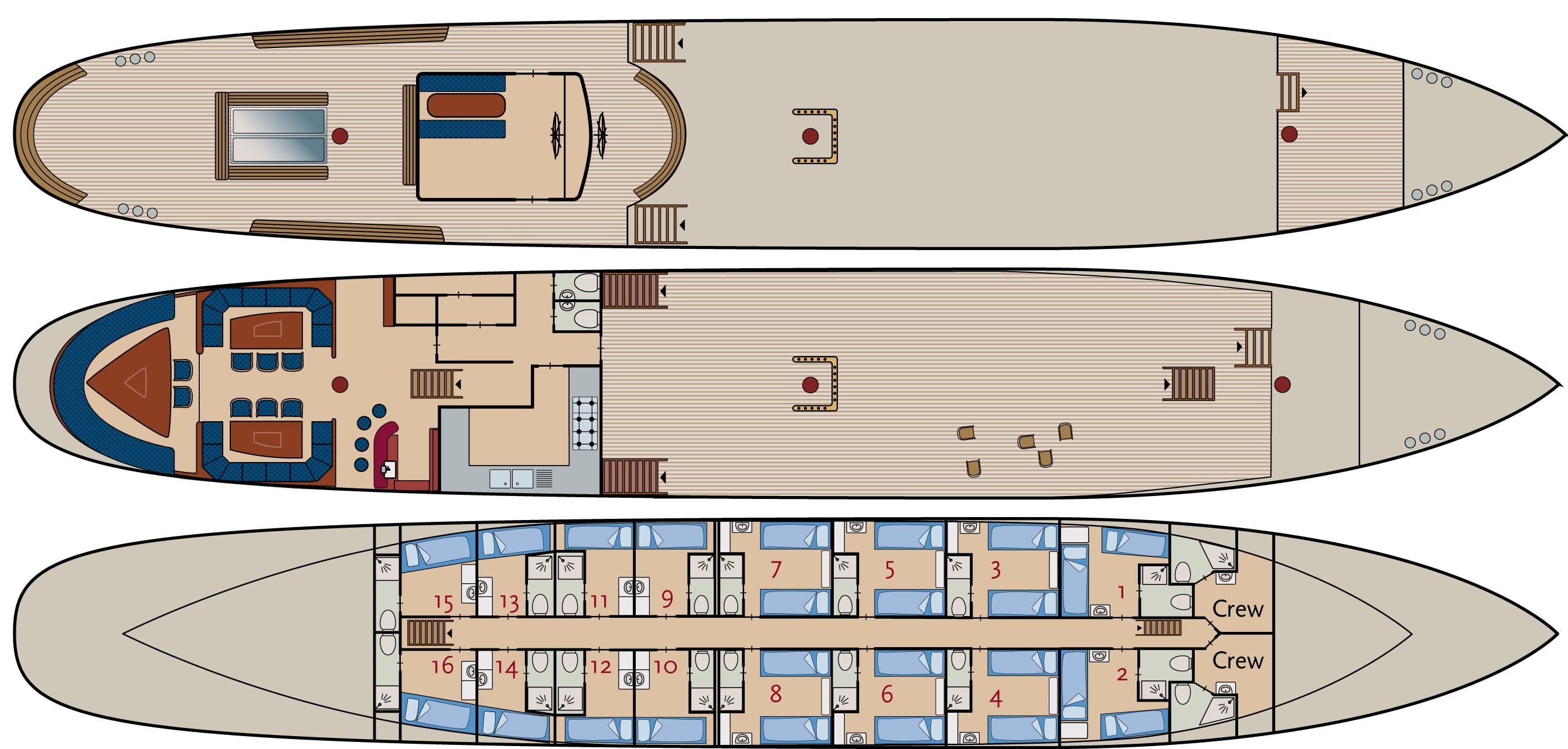 ANTIGUA Deckplan