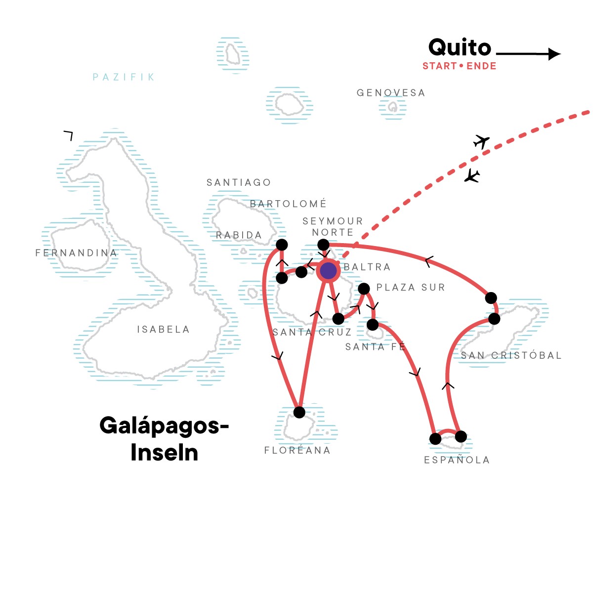 Galapagos: Zentrale, südliche und östliche Inseln | 10 Tage YOLITA - Polar