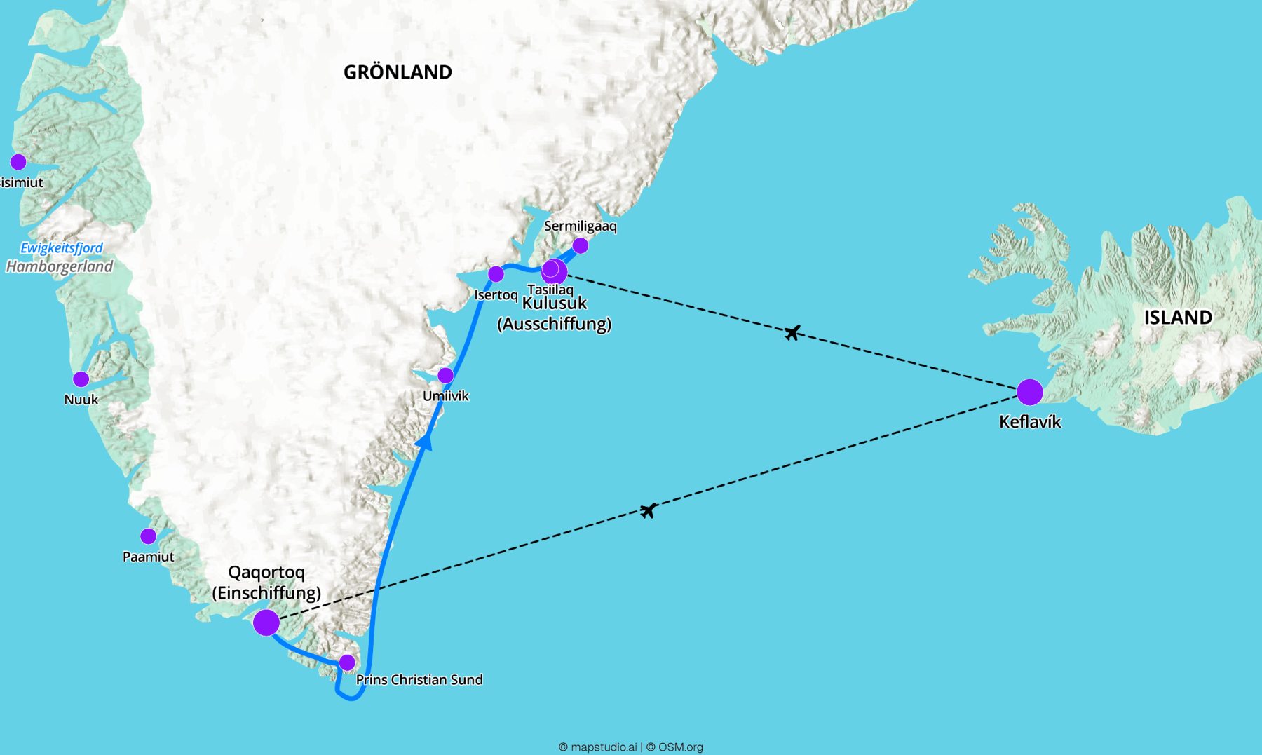 ULTIMATIVES OSTGRÖNLAND: QAQORTOQ NACH KULUSUK | CAPE RACE, 2027 - Polar