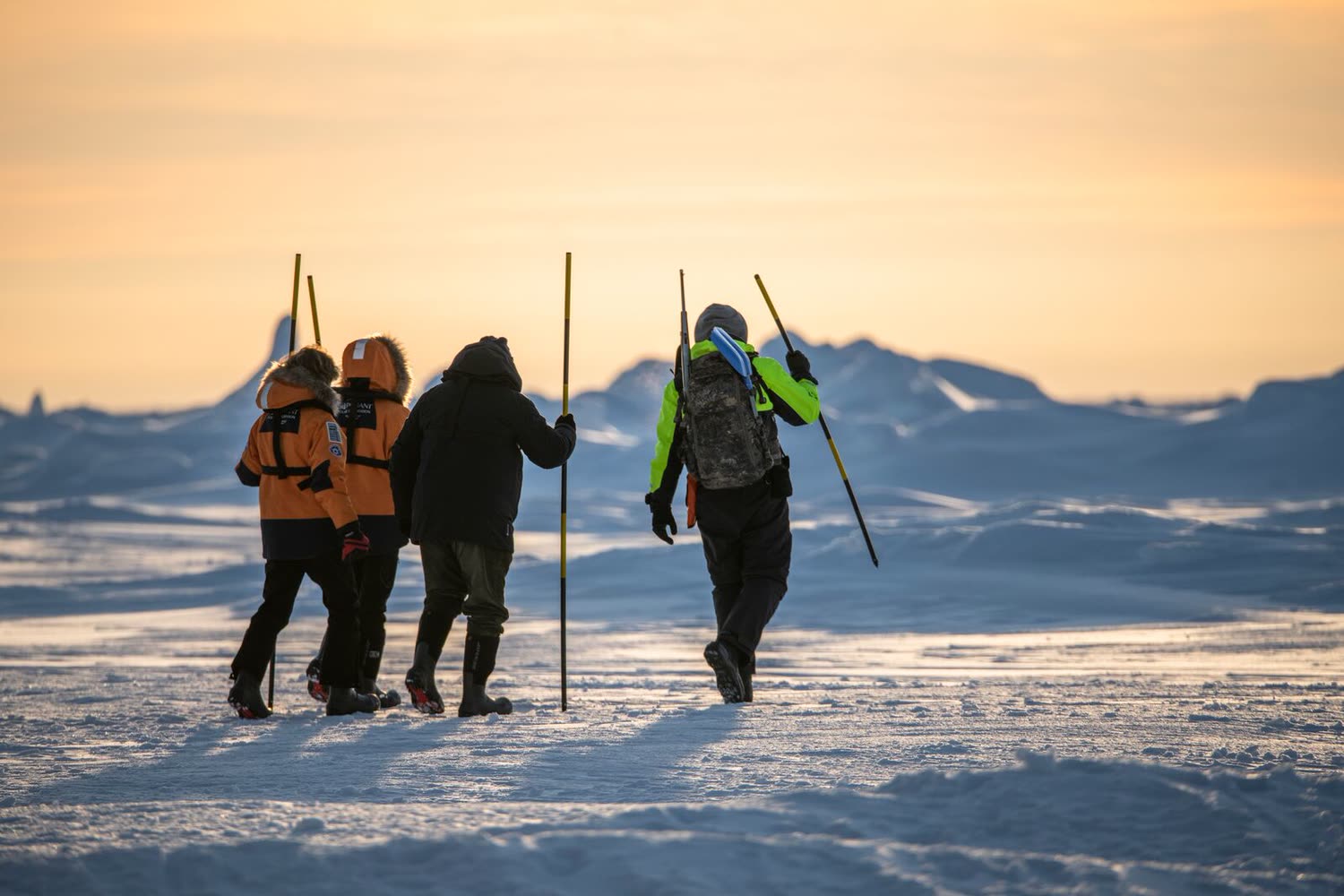 Schneeschuhwanderung — Foto: Studio PONANT / Olivier Blaud