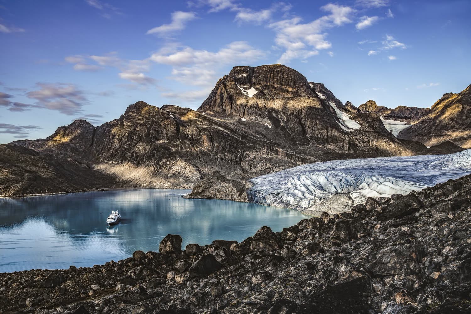 Evighedsfjord-Gletscher — Foto: Studio PONANT / Julie Lacombe