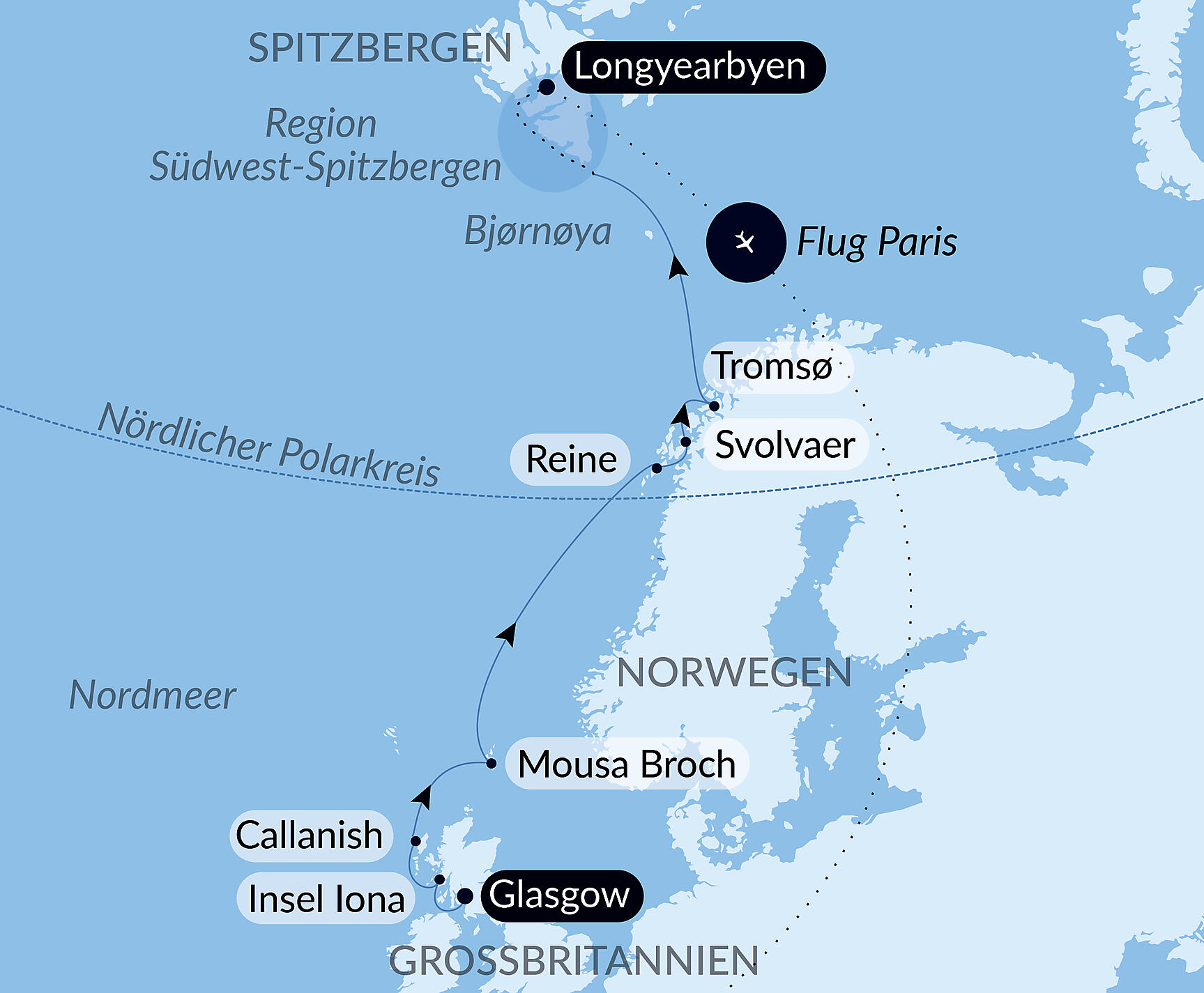 Routenkarte