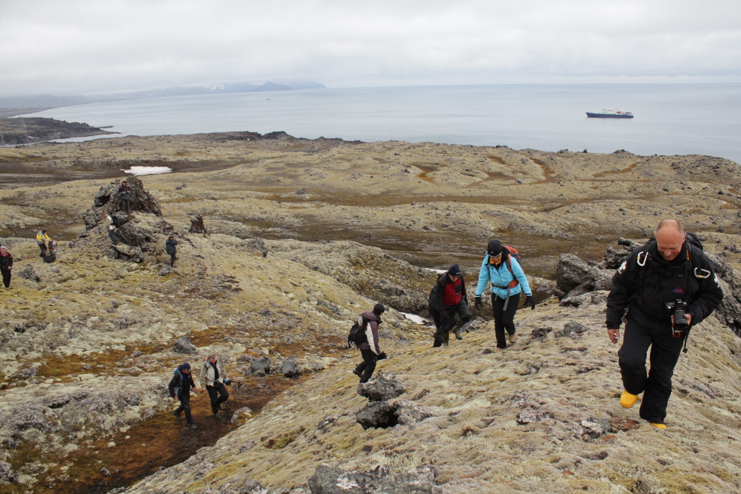 Wanderung auf Jan Mayen — Foto: Oceanwide Expeditions
