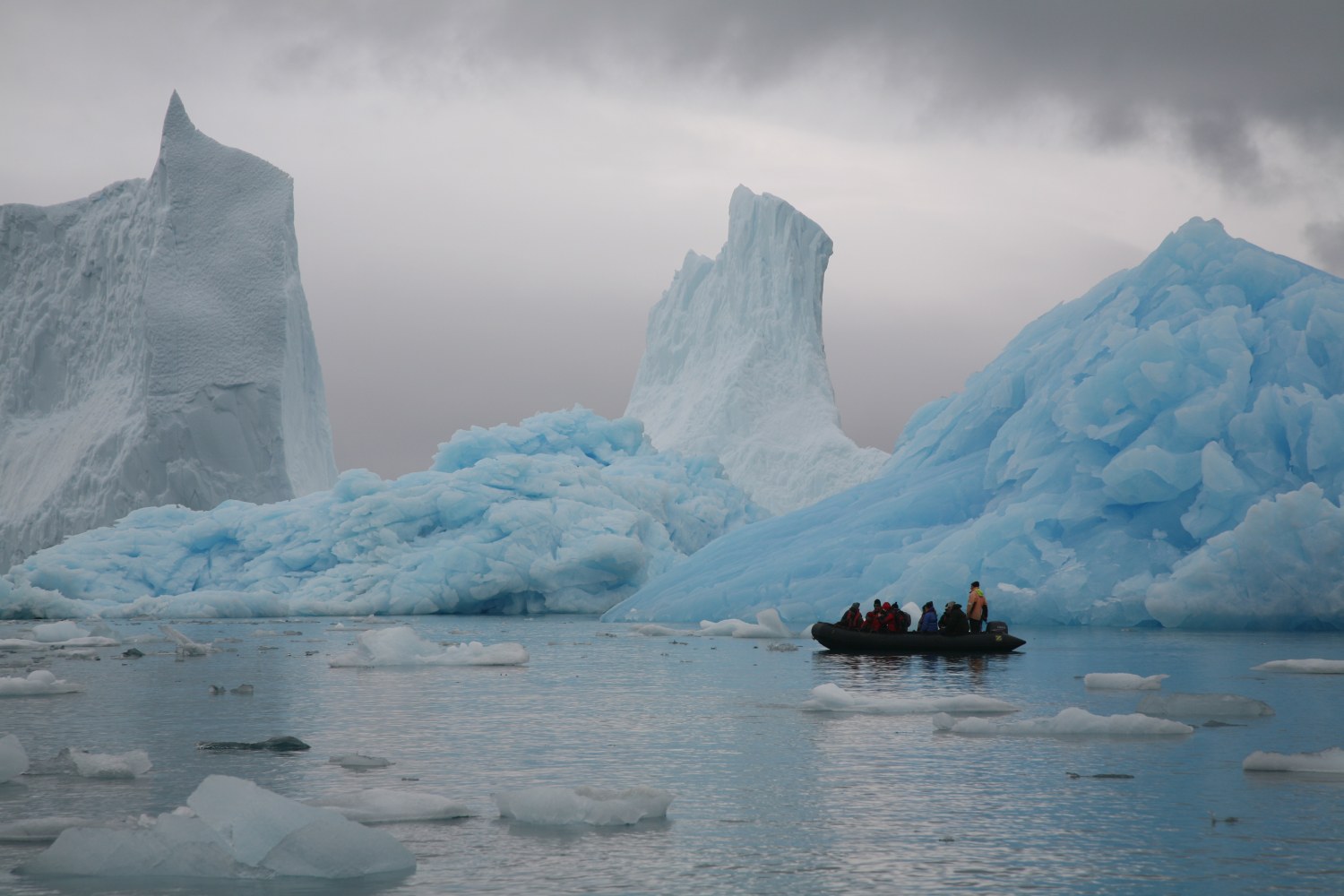 Zodiac-Tour zwischen Eisbergen — Foto: Oceanwide Expeditions