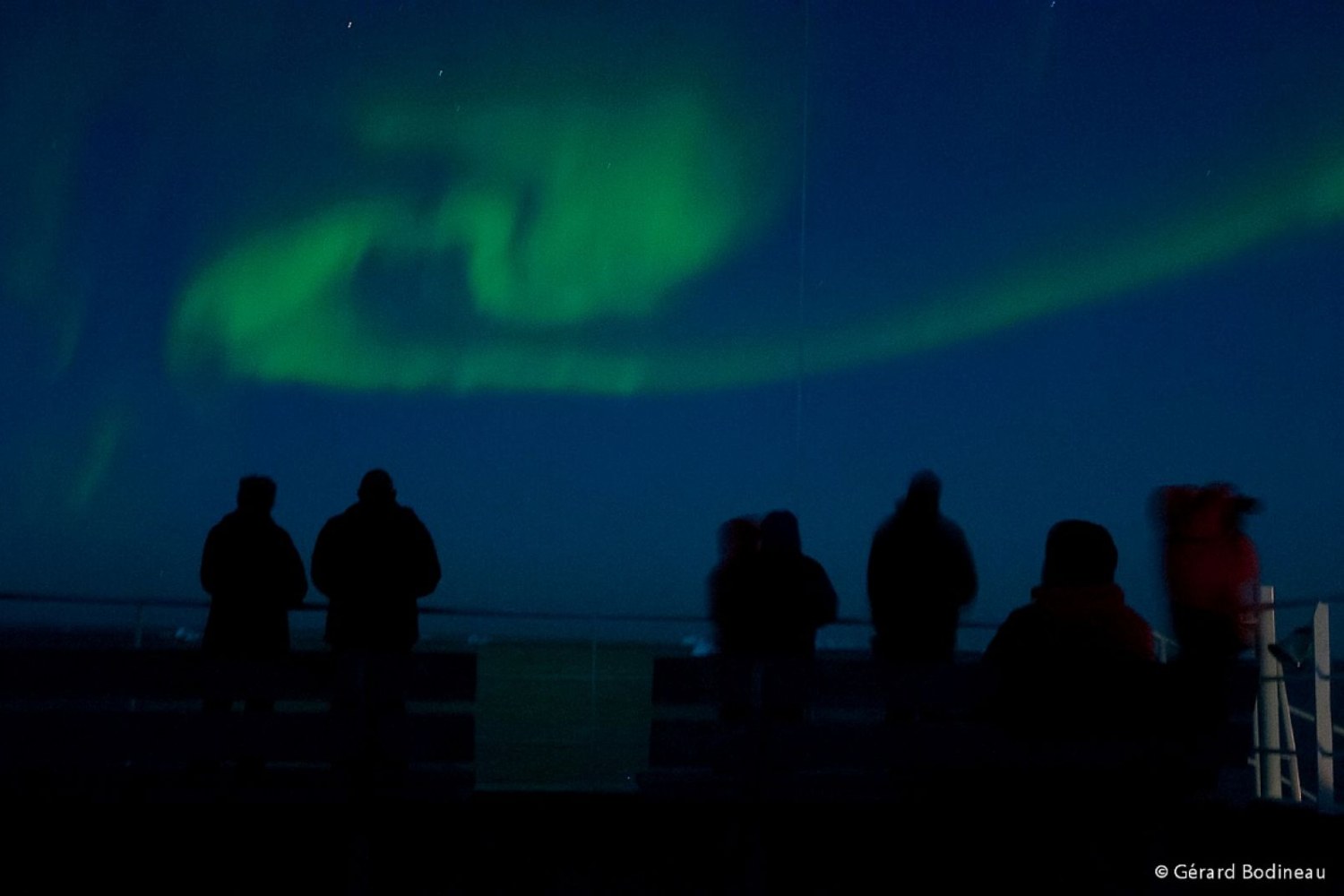 Polarlichter ueber dem Scoresby Sund — Foto: Oceanwide Expeditions