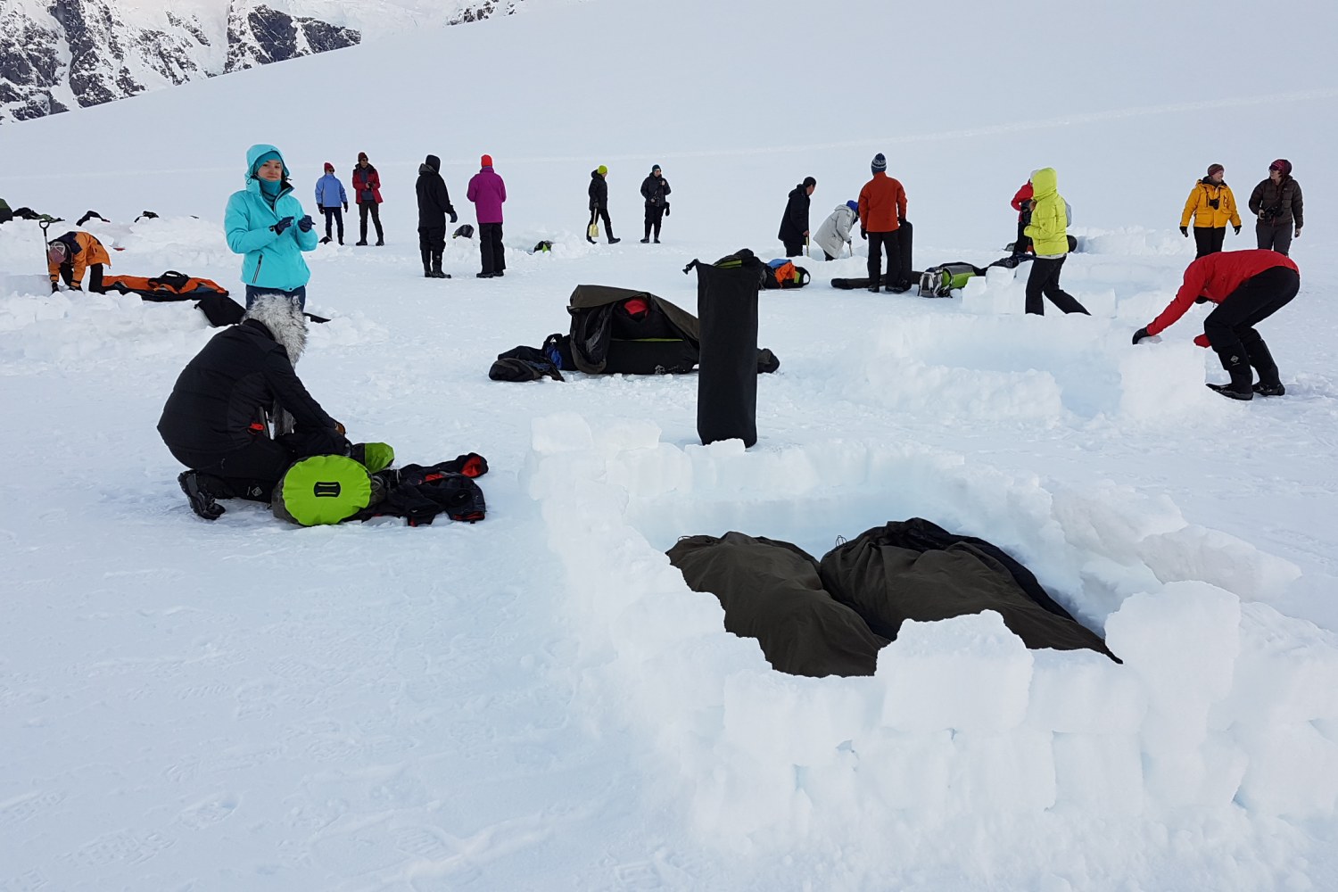Nacht im Zelt — Antarktis-Camping — Foto: Oceanwide Expeditions