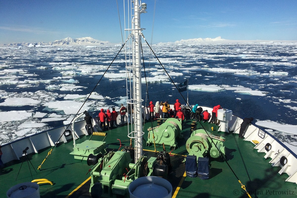 Durch den Crystal Sound — Foto: Oceanwide Expeditions