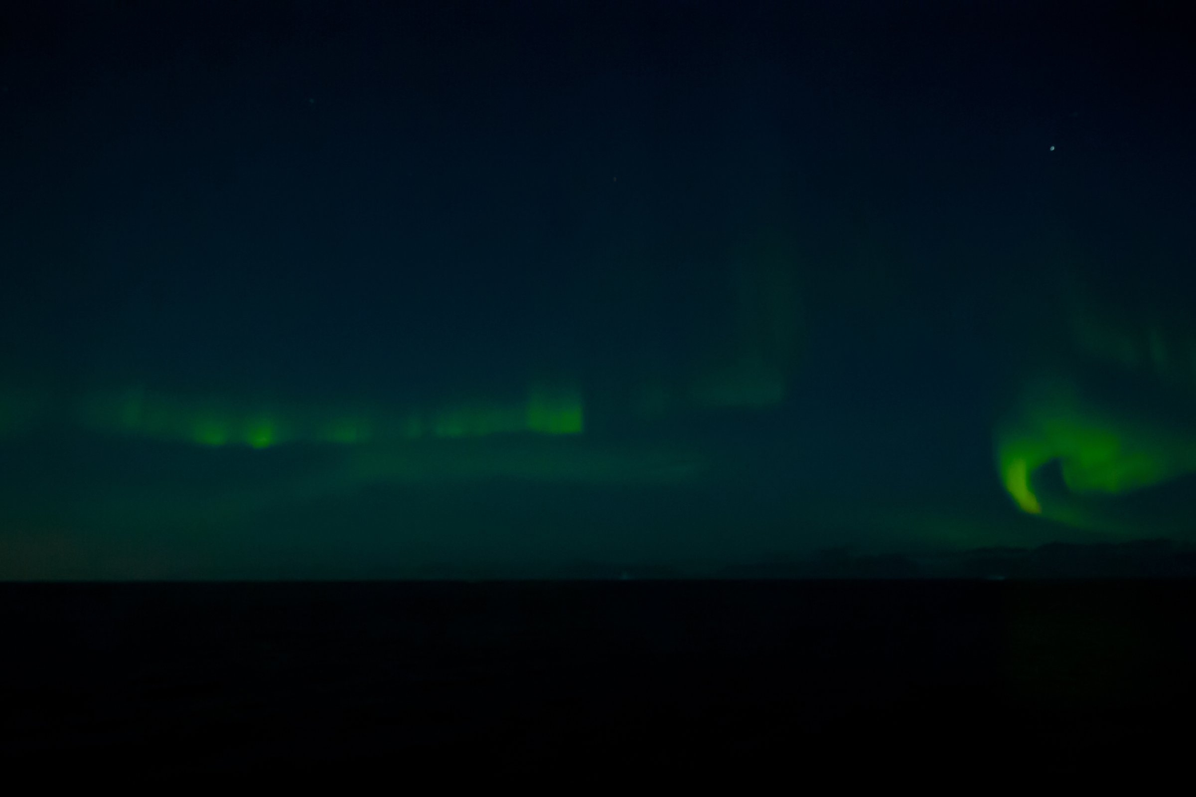 Polarlichter über Nordostgrönland — Foto: Oceanwide Expeditions